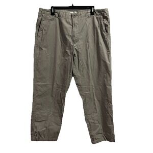 Calvin Klein Mens Gray Flat Front Slim Fit Chino Pants Size 38x30